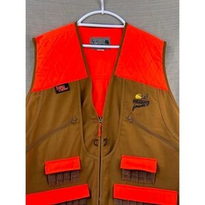 Scheels Outfitters Pheasants Forever Hunting Vest XL Blaze Orange Brown Upland